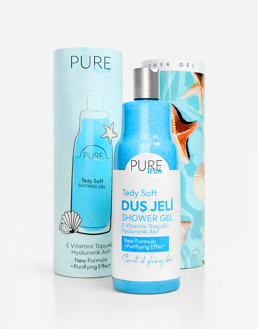 Ocean Pure With, flacon și ambalaj original